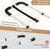 NobrNyanT 2 Bed Rails for Elderly Adults Safety, Adjustable Bed Cane with Sturdy Support Foot & Storage Pockets, Steel