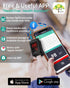 Bluetooth Pulse Oximeter Fingertip-HOLFENRY Oximeter Blood Oxygen Saturation Monitor spo2 Pulse Oximeter Finger, For Heart Rate Sat% Oxygen Saturation PI, FSA/HSA Eligible