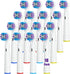 Replacement Heads for Oral B Braun Toothbrush, Pack of 16 Professional Electric Heads for Oral-B 7000/Pro 1000/9600
