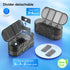 Wangculiao 2/3/4 (2PC Weekly Pill Organizer Travel, Times a Day, Double-Sided Opening Design, Portable Pill Box