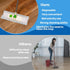 32PCS Dry Mop Pads, Unscented Disposable Cloths for All Purpose Floor Cleaner Mop Refill, Dust Mop