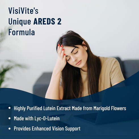 Super Lutein 444 Eye Vitamins - Unique & Clear Eye Supplements for Adults with Lutein Max Vision & Zeaxanthin
