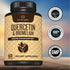 Sunergetic Premium Quercetin & Bromelain Supplement – 1000mg Quercetin per Serving for Immune Support – 60 Capsules
