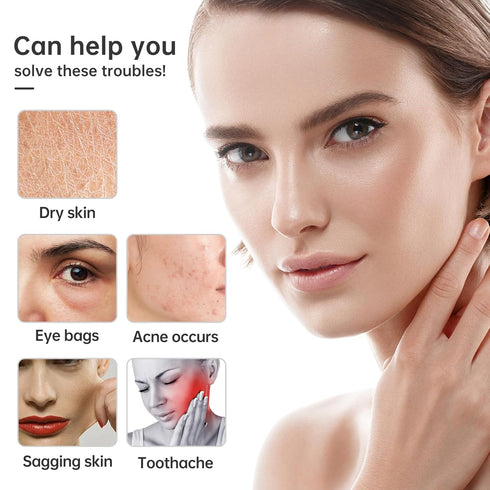 Ice Roller for Face and Eye, Ice Face Roller, Gua Sha Face Massage, Silicone Ice Mold, Ice Facial Cube, Skin Care Tools