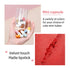 KISSIO Mini Lipstick Set, 16PCS Matte Lipstick in 16 Colors, Travel Friendly, Velvety Waterproof Long Lasting