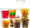 Jello Shot Cups with Lids, 3 oz Small Containers - 200 Cups + 200 Lids - Leak-Resistant for Disposable Dessert