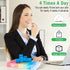 Hsei 4 Pack 4 7 4 Large(10.2 5.5 1.4 Inch) Pill Organizer Monthly XL Large Weekly Pill Organizer Times a Day Box Day