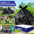 Plasticplace 55-60 Gallon Trash Bags (1.2 Mil, 50 Count) - Black Heavy Duty Garbage Can Liners for Home & Industrial Use