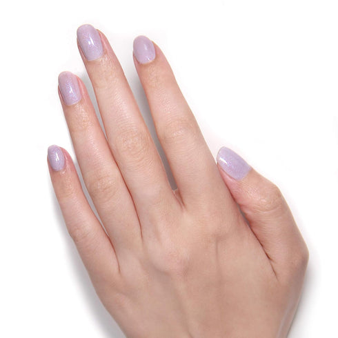 LONDONTOWN lakur Nail Polish, Chip-Resistant, Non-Toxic, Glittery Shimmery Lilac, .40 fl oz
