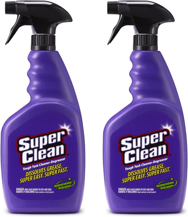 Superclean 320064 Purple All Purpose Tough Task Cleaner Degreaser - 2 Pack (64oz.)