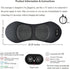 Yanzhenglip 2025 3 1 Smooth Spine Triple Fusion Back Massager, Upgraded in Neck Shoulder Backs Massagers with Traction