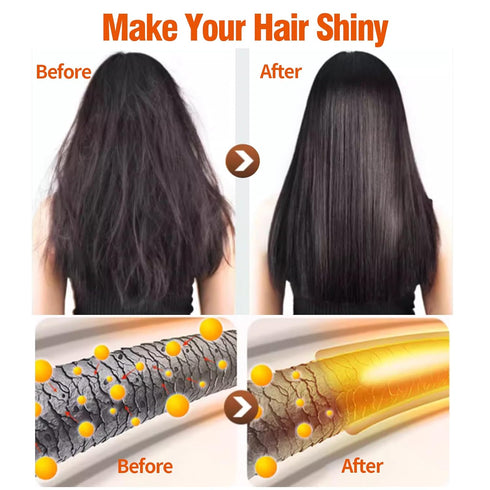 Keratin Hair Mask, 250g Hair Treatment for Dry Damaged Hair, Deep Repair Damage Hair Root, Natural Hydrating Hair Masque