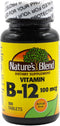 NAT B Vitamin B-12 TB 100MCG, 100
