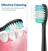 Replacement Toothbrush Heads Pack of 5 Compatible with AquaSonic Black Series, Vibe Series, Black Series Pro