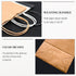 Gift Bags 8.25"X5.9 "X3.15" 100pcs Brown Paper Bags with Handles, Kraft Paper Bags for Small Business, Wedding Party