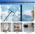 Squeegee for Window Cleaning, Telescopic Shower Squeegee with Extension Pole for Car Windows, Tile Walls, Shower