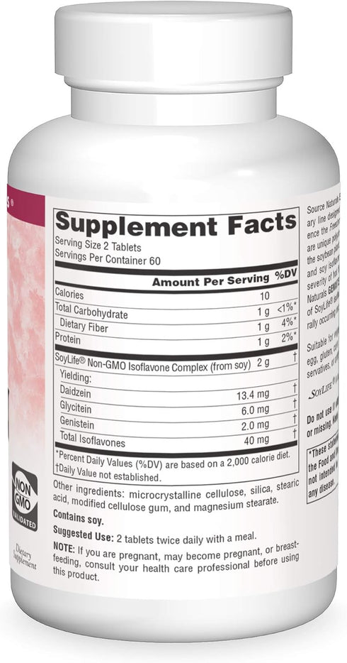 Source Naturals Genistein 1000 Mg (Eternal Woman), 120 Tablets
