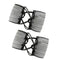 2Pcs Black Adjustable Elastic Hair Comb, Stretchy Double Comb Hair Clip for Women Hair Styling
