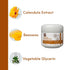 Pili Natural Calendula Cream, Hydrating Moisturizer for Dry Skin, Soothing Face and Body Cream, 3 pack