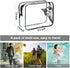 Toiletry Bags Makeup Bags & Cases Waterproof Plastic Bag Clear PVC Travel Accessories Bag Organizer for Men and Women Travel Business Bathroom (Transparent)