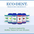 Eco-Dent DailyCare Baking Soda Toothpowder, Original Mint - SLS & Fluoride-Free with DailyRinse Pack