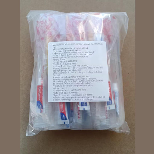 Kit,100Pcs Set Travel Toothbrushes Travel Toothbrush Disposable Toothbrushes with Toothpaste for Nursing