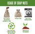 NaturalThings Organic Soap Nuts, Eco-Friendly Laundry Soap (125 Loads + 1 Wash Bag)