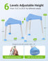400 lbs Space-Saving Triangular Shower Chair for Elderly and Disabled, FSA/HSA Eligible Adjustable Shower Stool Seat