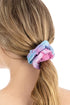 IVARYSS 20 Pieces White Scrunchies for Tie Dye, DIY Cotton Bow Scrunchies, Hair Accessories for Girls and Women