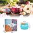 Set 4 Pack 8% 120H Candles Gift for Women, Scented Candles with Essential Oils, Long Lasting Aromatherapy Candles