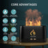 Quiet Flame Essential Oil Diffuser, Black | 7 Color Modes, Auto Shut Off, Humidifier for Aromatherapy