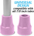 Top Glides Crutch Comfort: Steel-Reinforced 7/8" Crutch Tips - 1 Pair