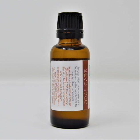 Punkin Butt Oral Care 1 oz Glass Bottle, Chamomile, Clove, Peppermint, Natural, Vegan, Cruelty-Free