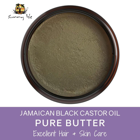 Sunny Isle Lavender Jamaican Black Castor Oil Pure Butter, 4oz, Stimulates Hair Growth, Effective Moisturizer