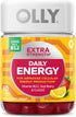 OLLY Extra Strength Daily Energy Gummy, 60 Count, Caffeine Free, 1000mcg Vitamin B12, CoQ10, Berry Yuzu Flavor