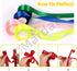 10 Rolls Satin Ribbon Set - 1-1/2" x 25 Yards - Double Face & Single Face Polyester Satin for Gift Wrapping