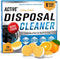 Garbage Disposal Cleaner Deodorizer Tablets, 24 Pack, Powerful XL Foaming Tablet for Fresh Citrus Foam Sink Freshener