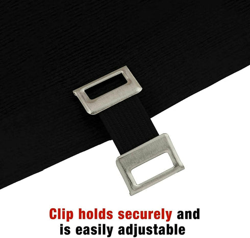 ACE 4 Inch Elastic Bandage with Clips, Black, Great for Leg, Shoulder and More, 1 Count
