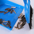 Set, AUNMAS Mini Dustpan and Brush Portable Compact Dust Pan and Hand Broom with Nesting Snap On Design for Home Table