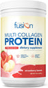 Bariatric Fusion Strawberry Banana Multi Collagen Protein Powder - Joint Support Complex, 30 Servings