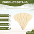 2.75" Disposable Wooden Taster and Sampling Spoons, Pack of 300ct