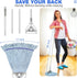 String Mop Heavy Duty for Floor Cleaning, 59inch Mop Handle for Home, Garage, Office, and Warehouse