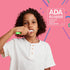 Quip Sonic Toothbrush for Kids with Timer, Extra Brush Head, Travel Cover Mount, Electric, Glow in The Dark, Green