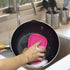 Non Scratch Kitchen Dish Sponge Scrubber, Reusable Washable Heavy Duty Pads for Cleaning Sink and Pans