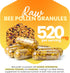 HONEYBEEZONE%100 Natural Raw Bee Pollen Granules in Capsules, Superfood, Vitamin B, Antioxidants, Minerals, Enzymes, Proteins, Amino acids, 500mg 60 Veggie Capsules, Keto Friendly Gluten-Free, Non-GMO