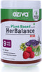 OZIVA Plant Based HerBalance PCOS with Chasteberry (Vitex), Rhodiola Rosea, Red Raspberry, Shilajit,