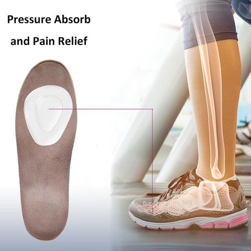 4 Pair Metatarsal Pads for Women, Gel Self Adhesive Foot Pads for Pain Relief, Easy to Clean & Reusable