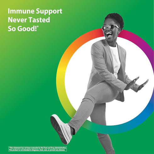 Gummies 60 Count Immune Rainbow Light Vitamin C | | Citrus Flavored | with Vitamin E | & Antioxidant Support for Adults