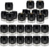 Set 24 Pack, Set Scented Candle Black&White, Candle for Home Scented, Odor Eliminating, Stress Relief, Long Lasting Soy