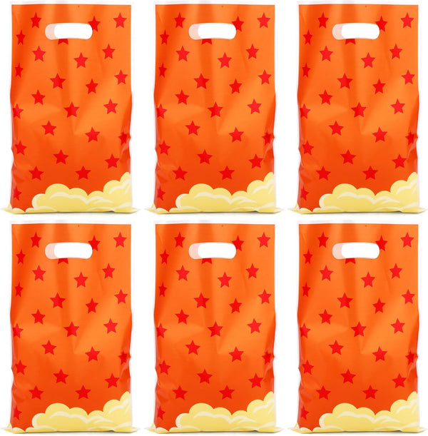 SAVITA 50pcs Anime Theme, 25x16.5cm/9.8x6.5in Plastic Party Favor Goodie Candy Treat Snack Gift
